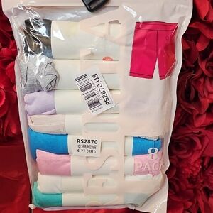 NWT Kids Multi-Color Biker Short Bottoms 8 Pack Size 6-7T